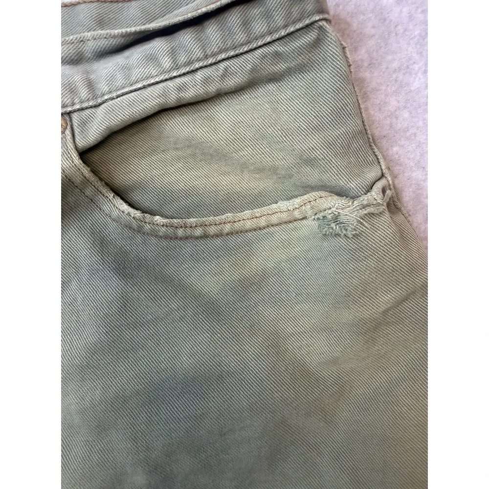 Vintage Marithe Francois Girbaud Shorts Mens 34 (Fit 32)  GreenDenim 90s USA Y2K